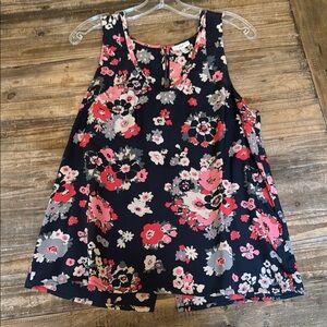 Joie Pink and Orange Sleeveless Sundress Casual